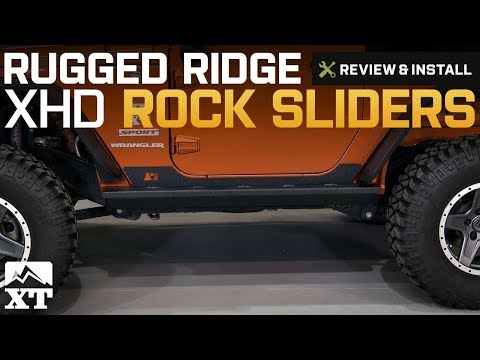 Jeep Wrangler Rugged Ridge XHD Rock Sliders (2007-2017 JK) Review & Install