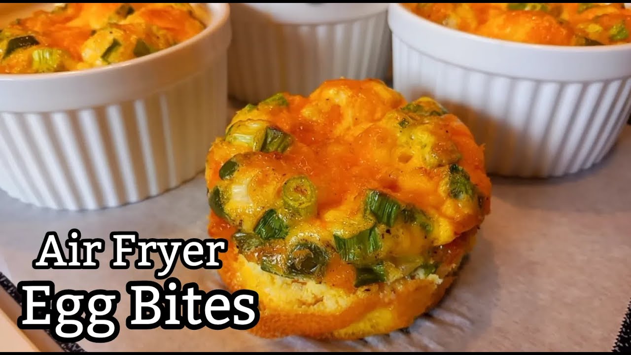 Air Fryer Egg Bites Recipe How to make Egg Bites in the Air Fryer