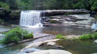 preview picture of video 'Mill Shoals (aka French Broad Falls), Balsam Grove, NC'