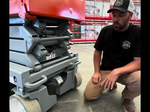 How to Put a Skyjack 3219 Scissor Lift in Free Wheel Mode | Manual Push Tutorial for a Scissor Lift