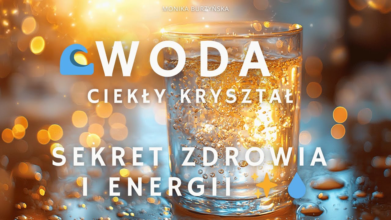 Woda ciekły kryształ - 🌊 Sekret zdrowia i energii w każdej kropli! 🌊✨💧#monikaburzyńska