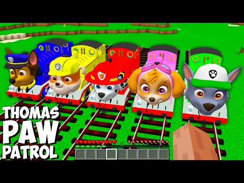 PAW PATROL But Thomas Tank Engine in Minecraft - Coffin Meme