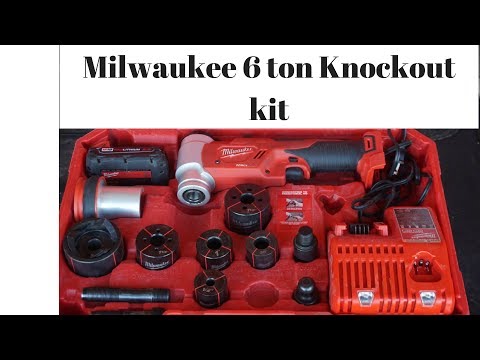 HOW TO USE A MILWAUKEE 6 TON KNOCKOUT KIT