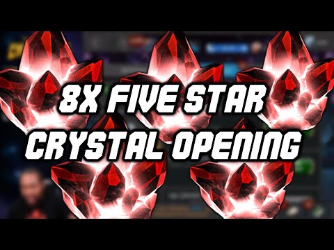 8x Five Star Basic Crystals  l  Marvel Contest Of Champions