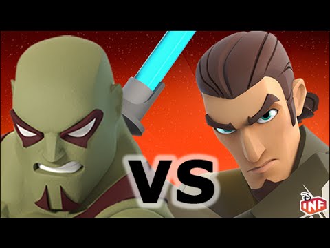 Drax vs Kanan Jarrus sarlacc pit arena fight Disney Infinity toy box