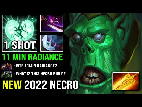 NEW 2022 META Necrophos Carry 11Min Radiance Manta + Silver Edge Instant 1 Shot Reaper Dota 2
