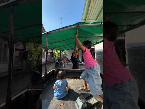 MANG UNI BIKIN RUMAH RUMAHAN DI MOB