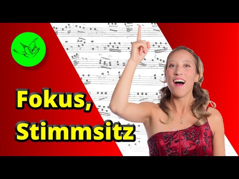 Stimmsitz und tragende Töne - Wie bekommen Sie hohe Töne in den Nasenraum? Gesangsübungen