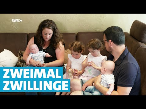 Eltern bekommen zweimal Zwillinge in drei Jahren: Käthe und Frieda (3 J.), Fritz und Karl (3 M.)