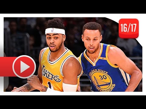 D'Angelo Russell vs Stephen Curry PG Duel Highlights (2016.11.04) Lakers vs Warriors - SICK!