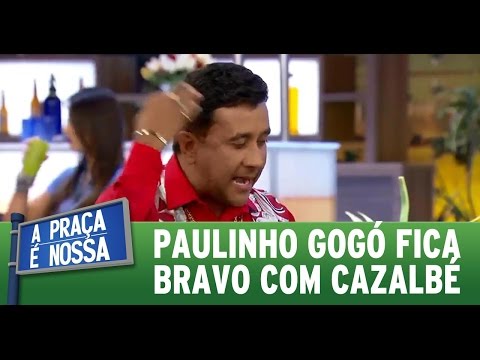 A Praça é Nossa (17/03/16) Paulinho Gogó está bravo com 'Cazalbé'