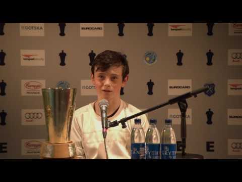 Post-game interview with Jack Pinnington Jones, winner of Kungens Kanna 2017