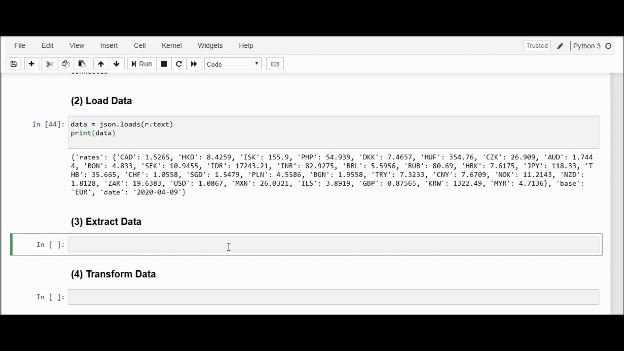 Using exchange rates of European central bank