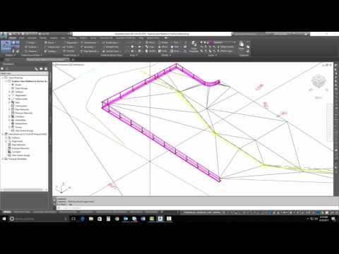 Civil 3D 2018 "Whats New" Feature Lines Relative to a Surface