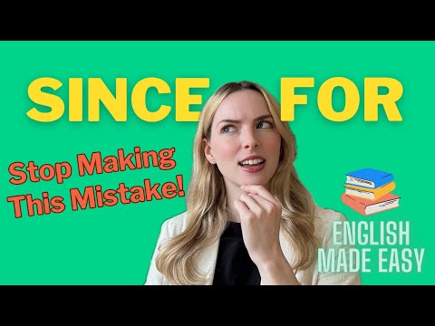 SINCE vs FOR | English Made Easy