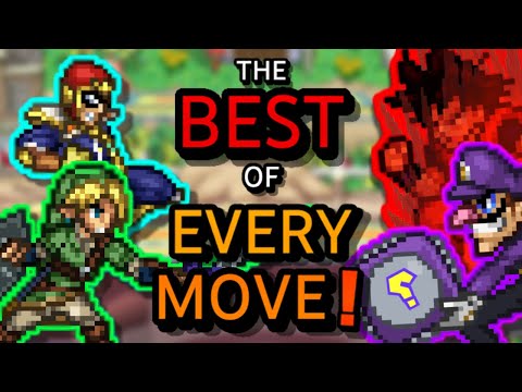 The BEST of EVERY Super Smash Flash 2 Move!