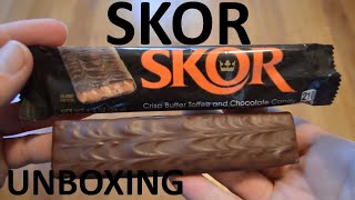 Unboxing Skor Candy Bar