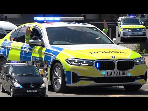 UNMARKED VAN ESCORTED TO MI6 UNDER HEAVY POLICE PROTECTION | METROPOLITAN POLICE SEG