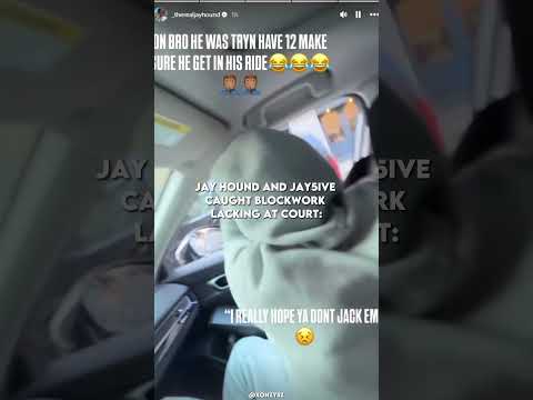 Jay Hound and Jay5ive caught blockwork lacking😂