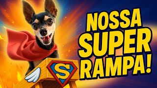 REFORMAMOS A RAMPA PRO ZORRO! 😱✨ Ele Voltou a Subir Sem Medo!
