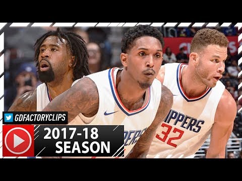 Blake Griffin, Lou Williams & DeAndre Jordan PS Highlights vs Kings (2017.10.12) - SICK!