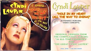 Cyndi Lauper - Hole In My Heart (All The Way To China) [Extended Version]  [Video Concept] [HQ]