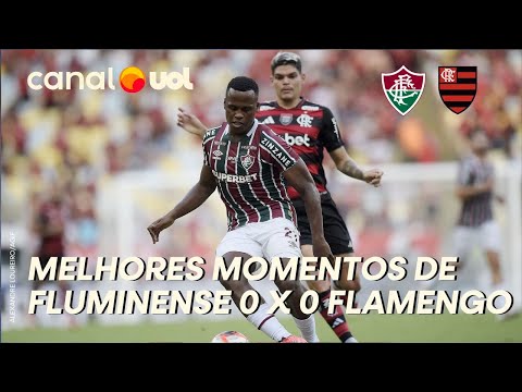 FLUMINENSE 0 X 0 FLAMENGO: OS MELHORES MOMENTOS DO EMPATE NO FLAFLU