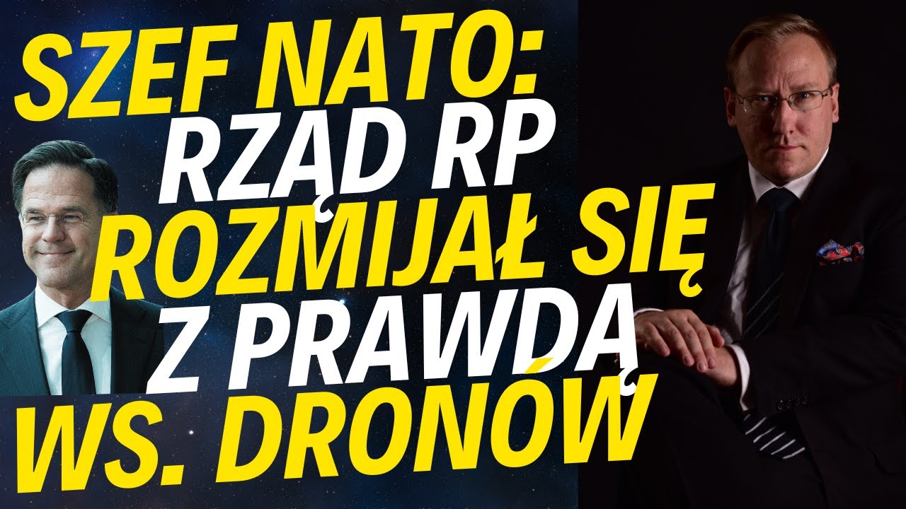 Szef NATO zaprzecza narracji rządu RP ws. dronów | Sikorski niszczy relacje Polski z Węgrami