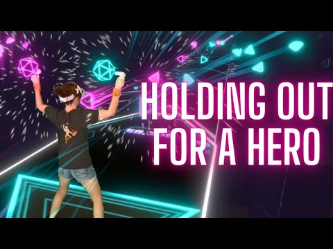 Holding Out For A Hero in Audio Trip VR | First Attempt | Mixed Reality