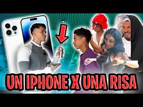 SI ME HACES REÍR TE REGALO UN IPHONE 📱Ruleta de premios 😱 Juan de Dios Pantoja