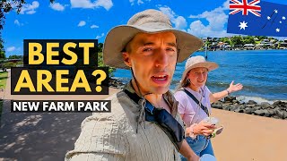 Is This The MOST LIVEABLE AREA In Brisbane? New Farm Park Full Tour + Farmers Market | Australia 🇦🇺
