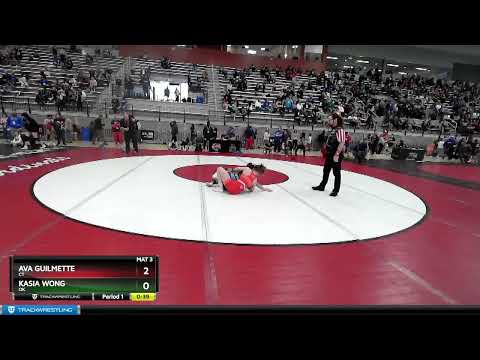 119 Lbs Quarterfinal - Ava Guilmette, CT Vs Kasia Wong, OK 2c90