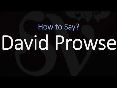 How to Pronounce David Prowse? (Darth Vader) Star Wars Names Pronunciation