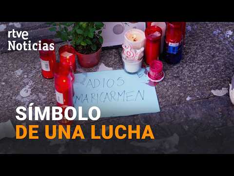 Velas, flores y rabia: la ciudadanía despide a Maricarmen | RTVE Noticias