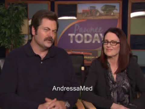 Megan Mullally - Parks and Recreation interview with Nick # 1