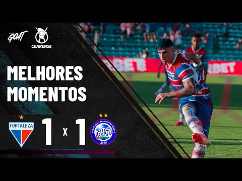 FORTALEZA NÃO APROVEITA EXPULSÃO E EMPATA COM IGUATU NO CAMPEONATO CEARENSE!