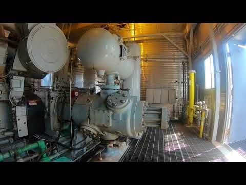 CAT G3512LE Gemini D602 2-Stg Sweet Recip Compressor Unit #1055