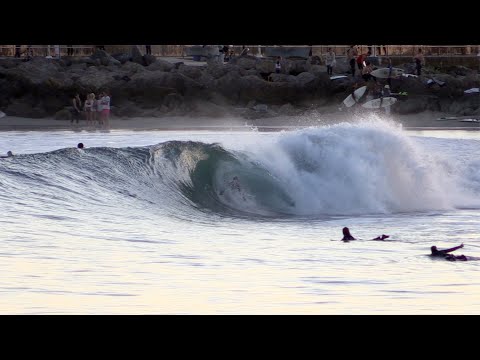 Great surfing at Santa Barbara's Sandspit