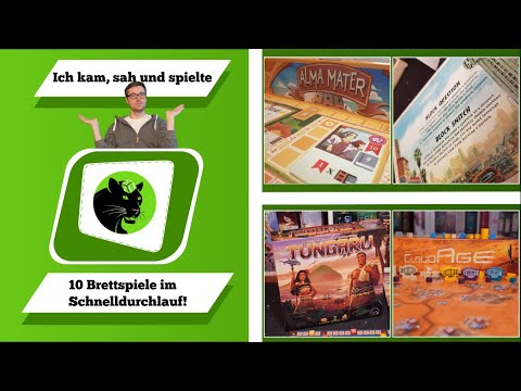 Ich kam, sah und spielte #3 - 10 gespielte Brettspiele im Schnelldurchlauf