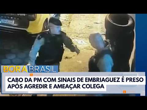 Cabo da PM com sinais de embriaguez agride colega e é preso no Paraná