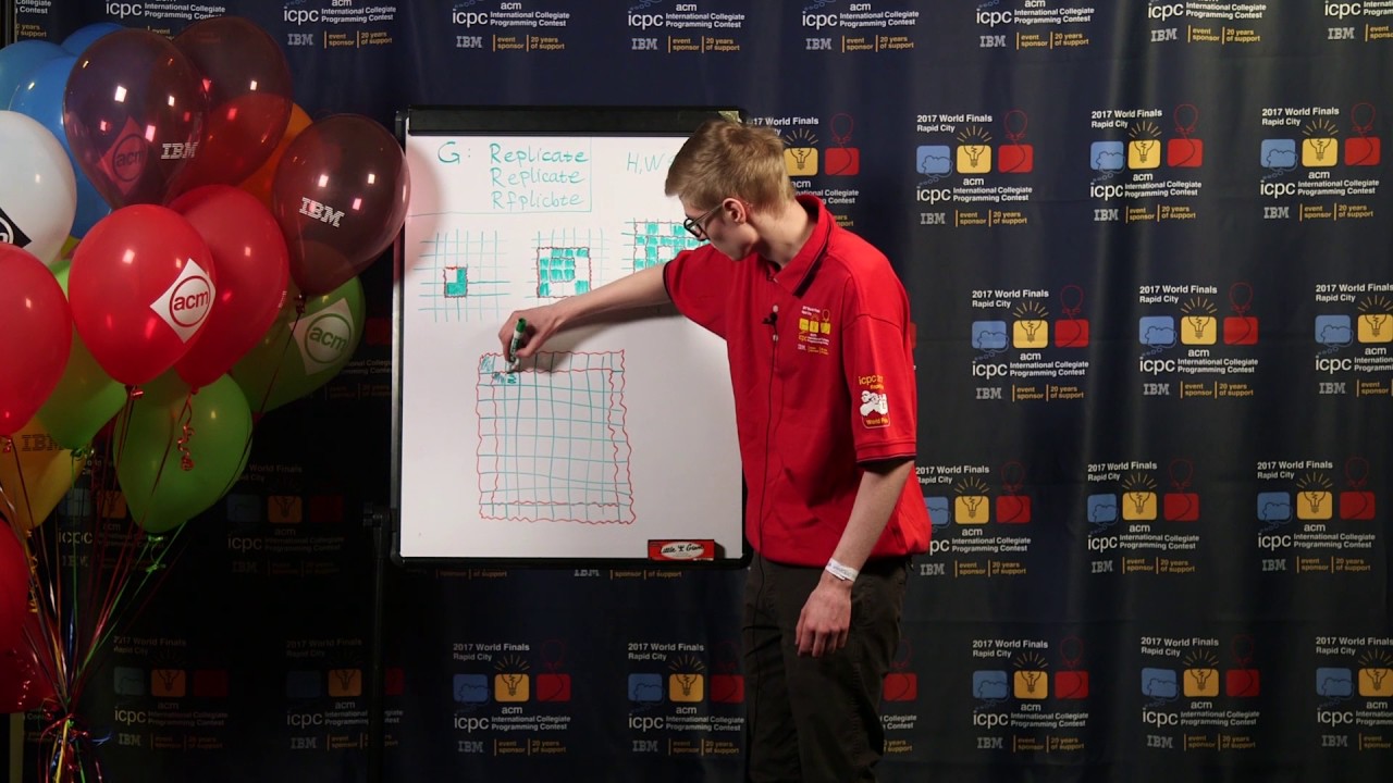 2017 Solution Video Problem G: Replicate Replicate Rfplicbte