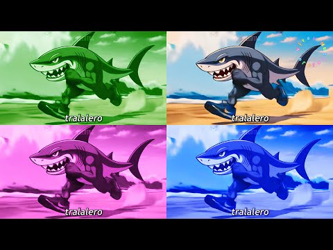 ITALIAN BRAINROT EXE 4 COLORS 4 MUSIC🎧#ItalianBrainrot #TungTungTung #TralaleroTralala #lyrics