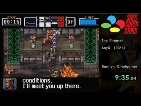 SNES Super Stars [047] The Firemen (Any%) by Omnigamer
