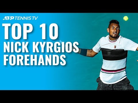 Top 10 Nick Kyrgios Monster Forehands!