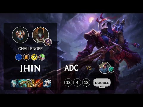 Jhin ADC vs Yasuo - EUW Challenger Patch 11.18