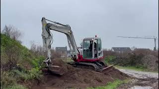 Graafmachine rups Takeuchi TB175 2008 Diesel inclusief 3 bakken tracked excavator for sale - Image 4 | Machineryline Graafmachine rups Takeuchi TB175 2008 Diesel inclusief 3 bakken tracked excavator | Image 4 - Machineryline