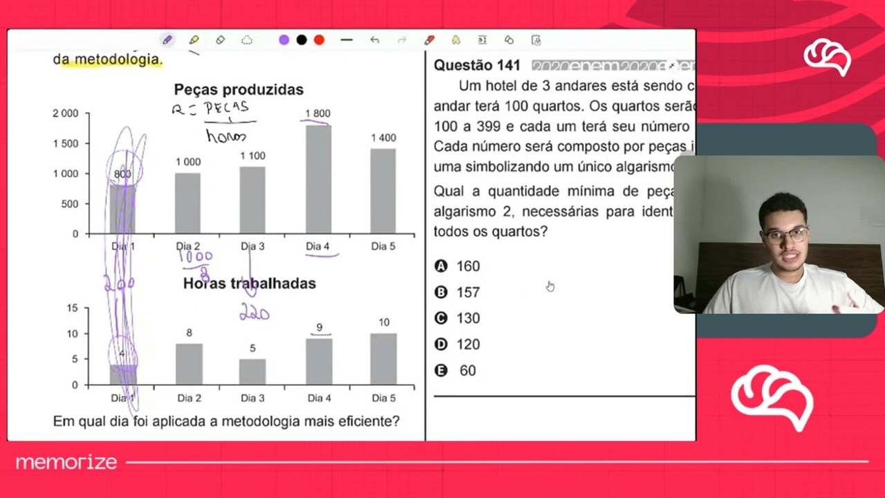 Resolução em Vídeo — Questão 139 ENEM 2020