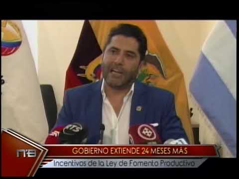 Gobierno extiende 24 meses más incentivos de la ley de fomento productivo