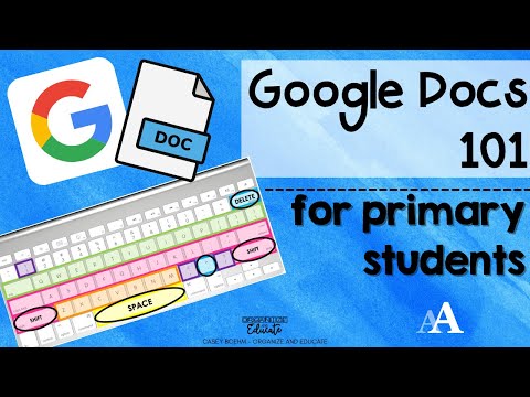 Google Docs 101 (for elementary students!)