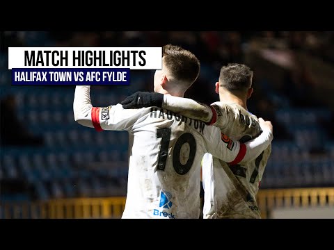 Halifax Town 1-2 AFC Fylde (NL 2024/25)